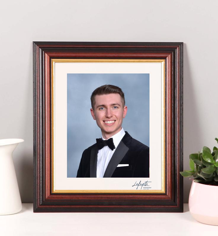 Wide Mahogany Photo Frame - 2